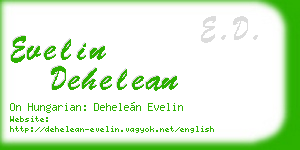 evelin dehelean business card